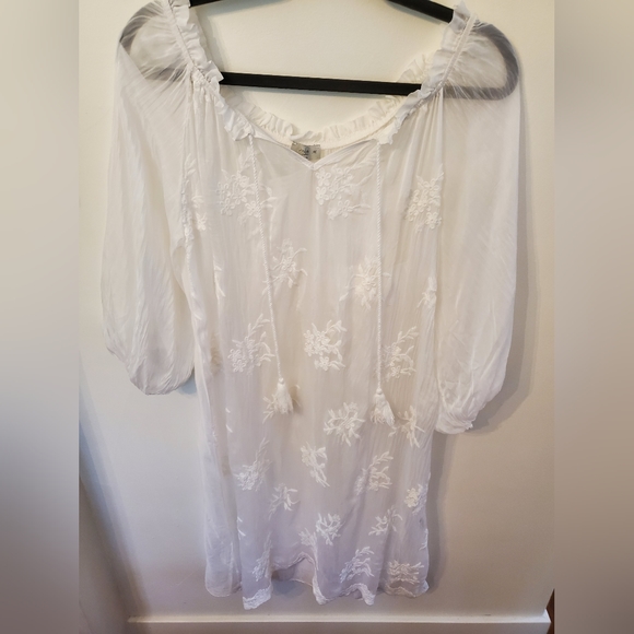 Sheer silk dress - Picture 2 of 4